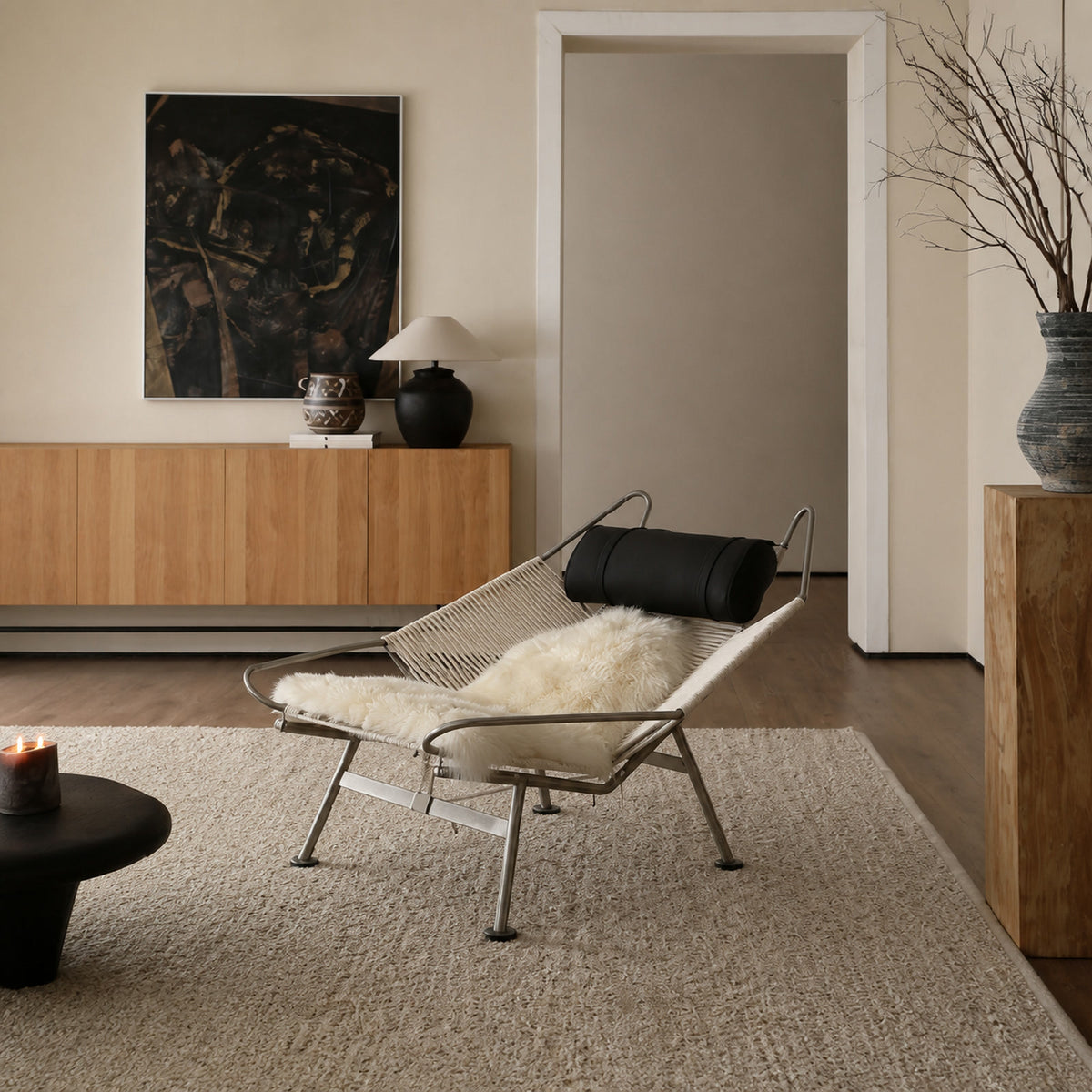 A347 Armchair in a finished interior.