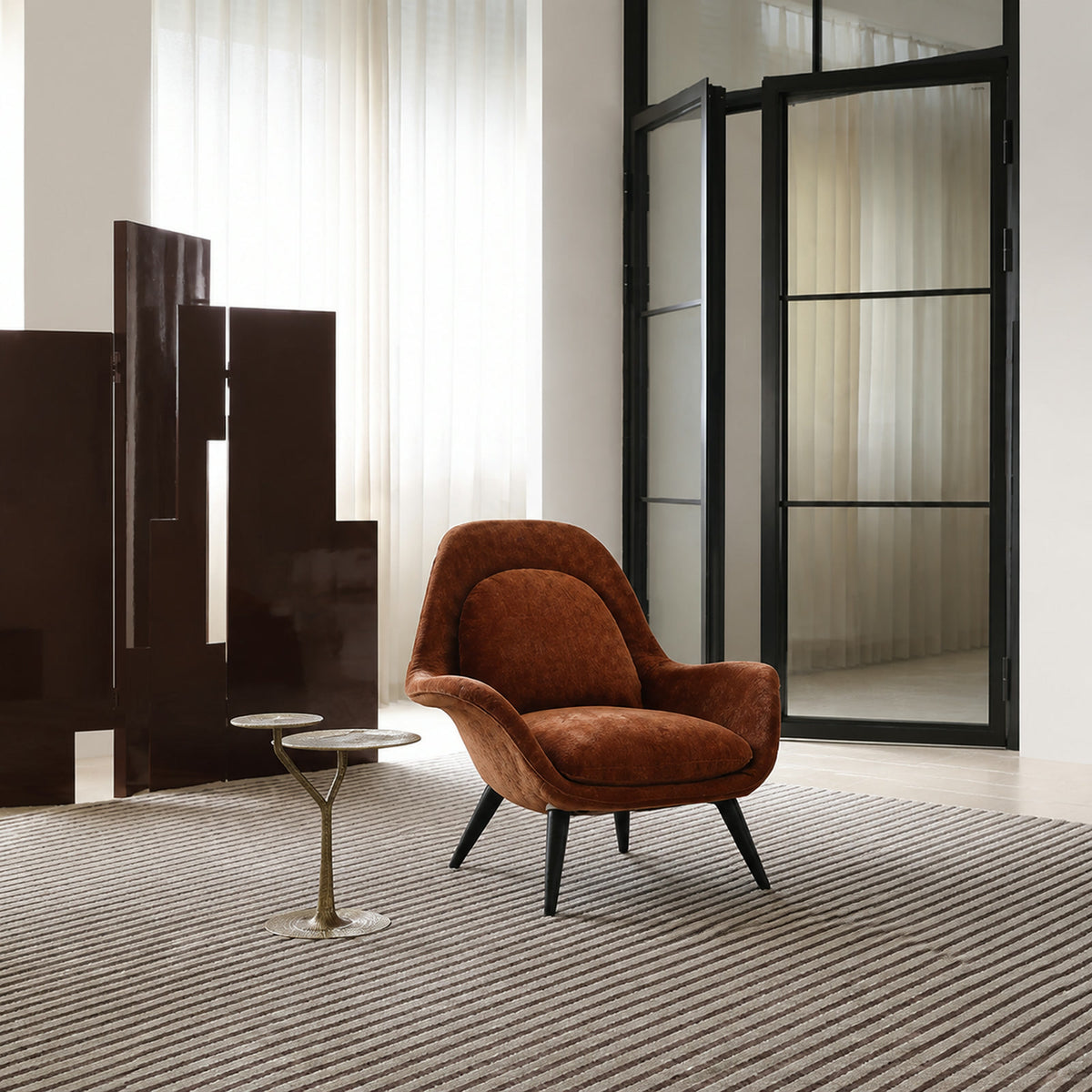 A534 Armchair in a finished interior.