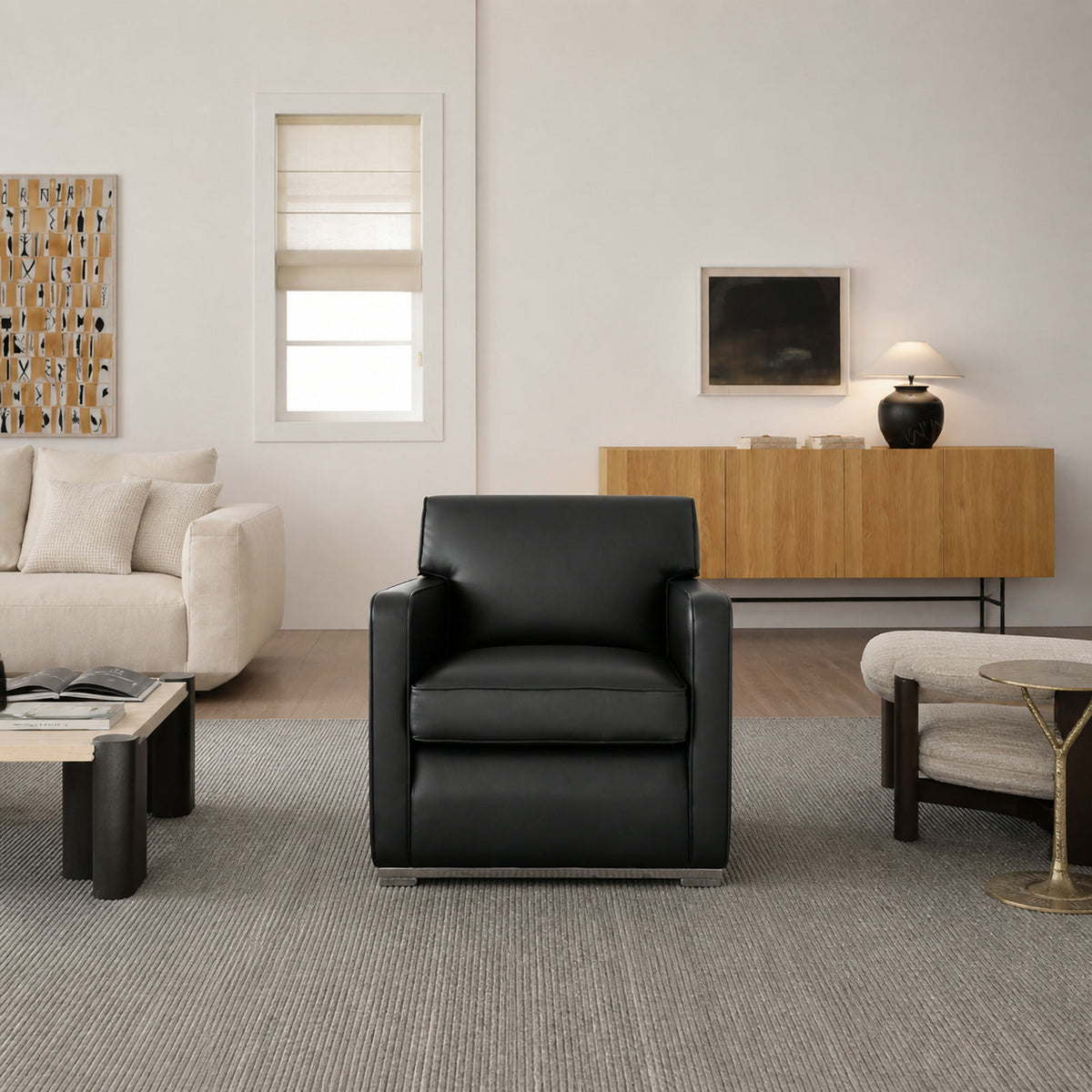 A561 Armchair in a finished interior.