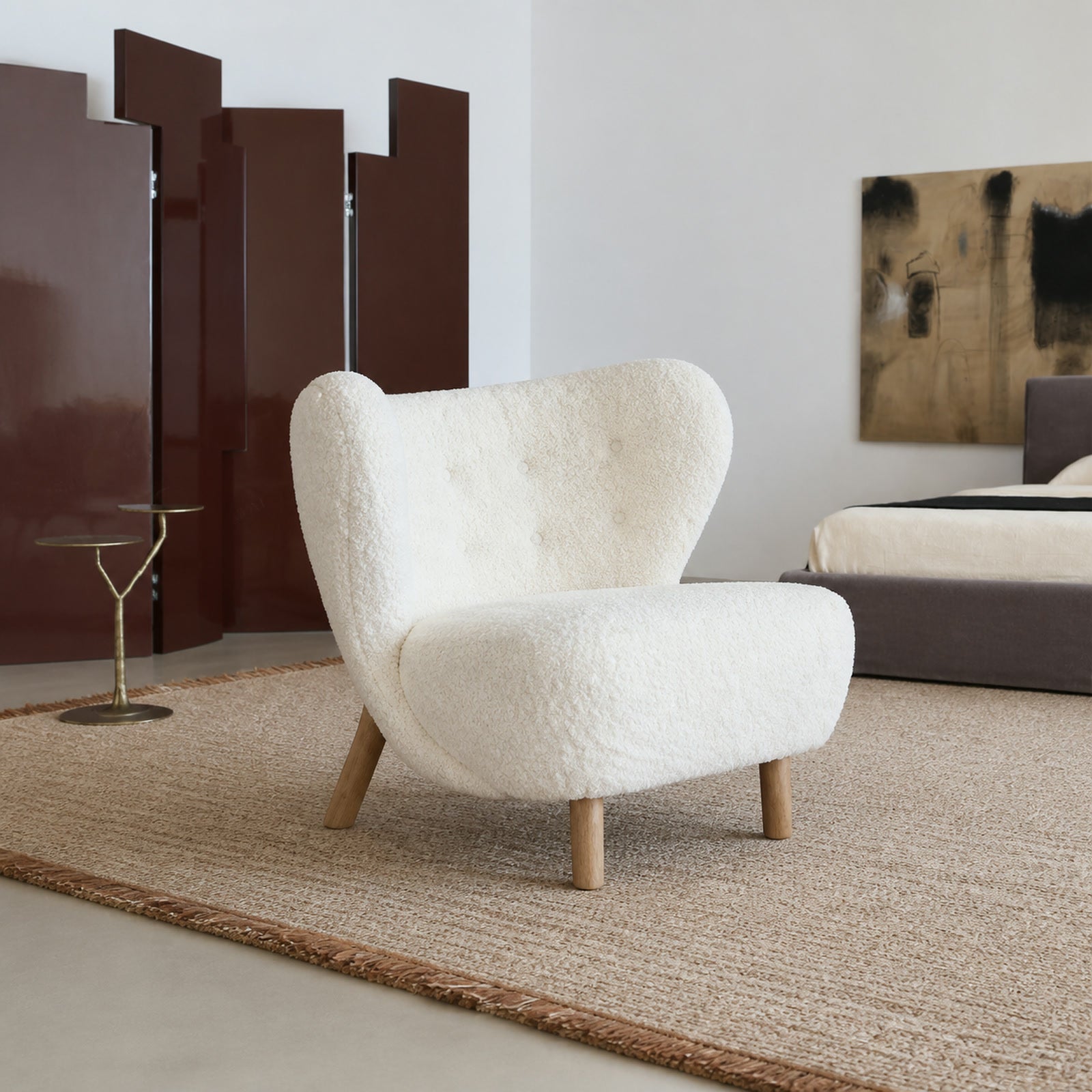 A720 Armchair in a finished interior.