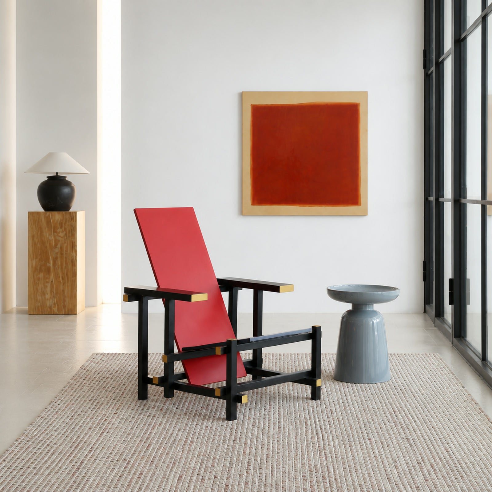 A731 Armchair in a finished interior.