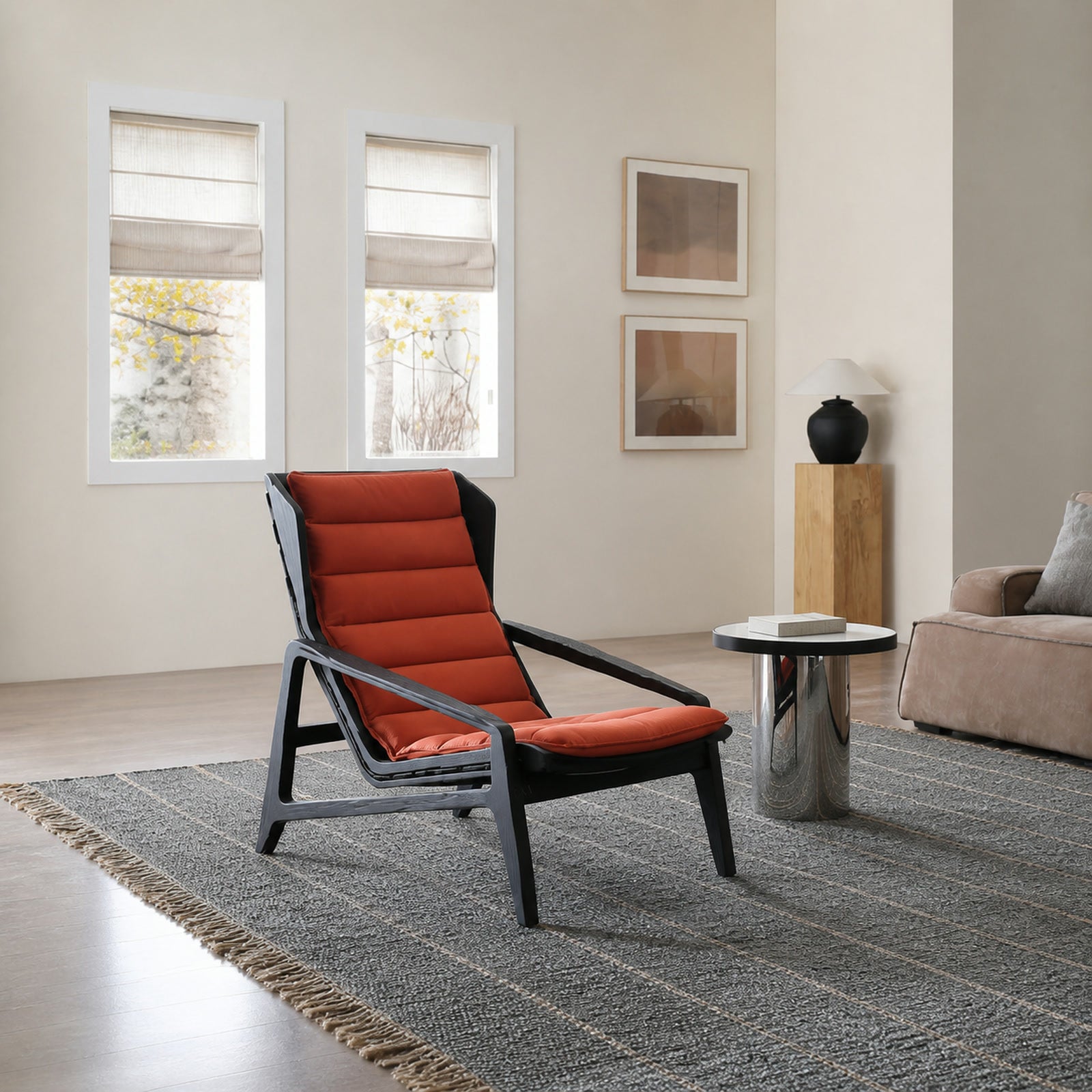 A734 Armchair in a finished interior.