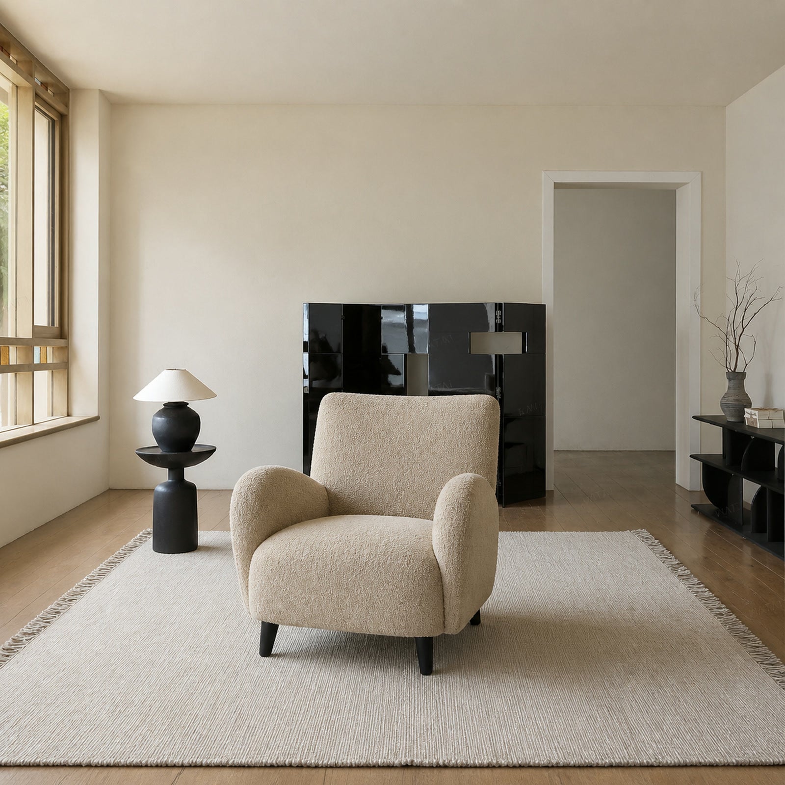 A742 Armchair in a finished interior.