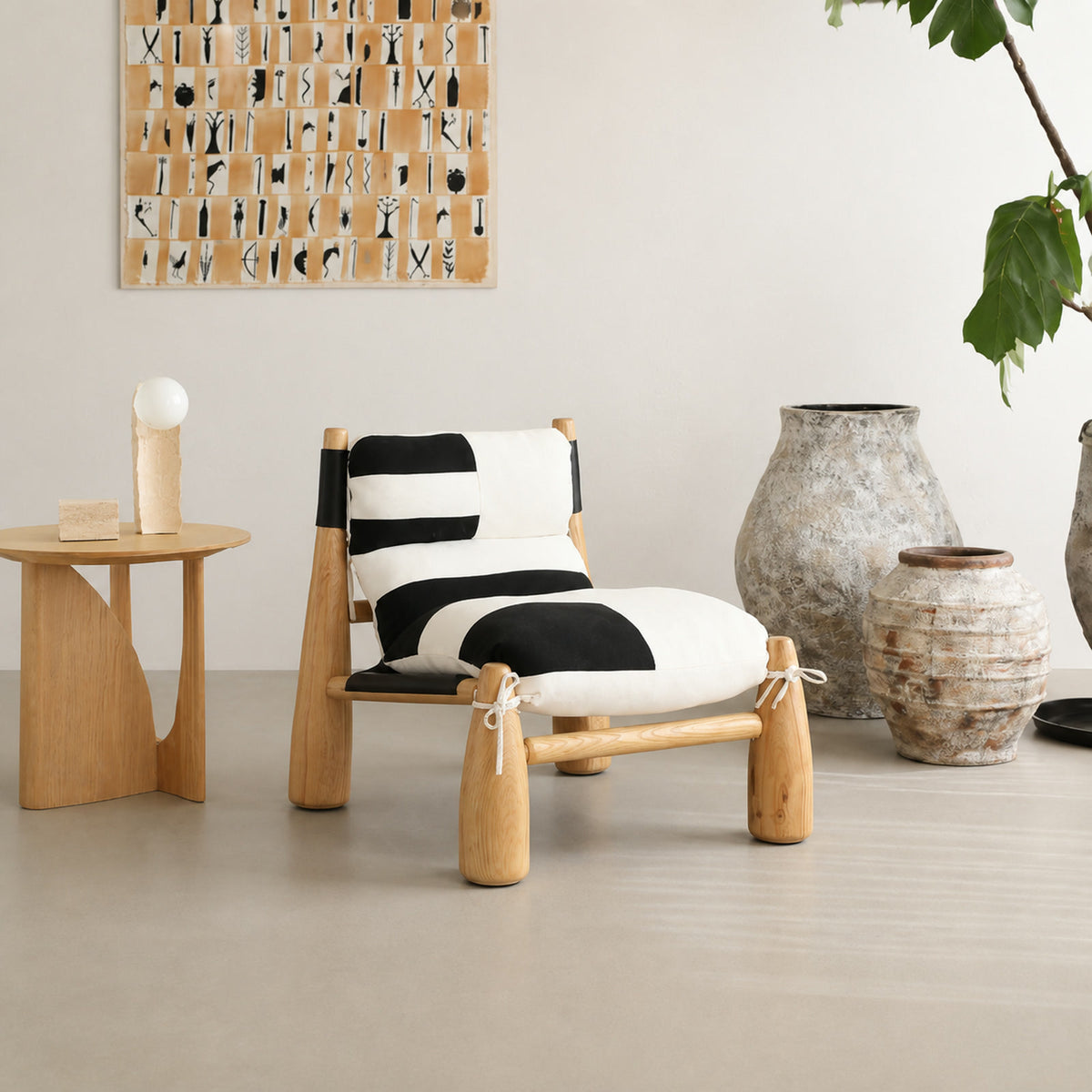 A755 Armchair in a finished interior.