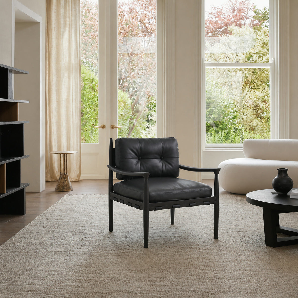 A769 Armchair in a finished interior.