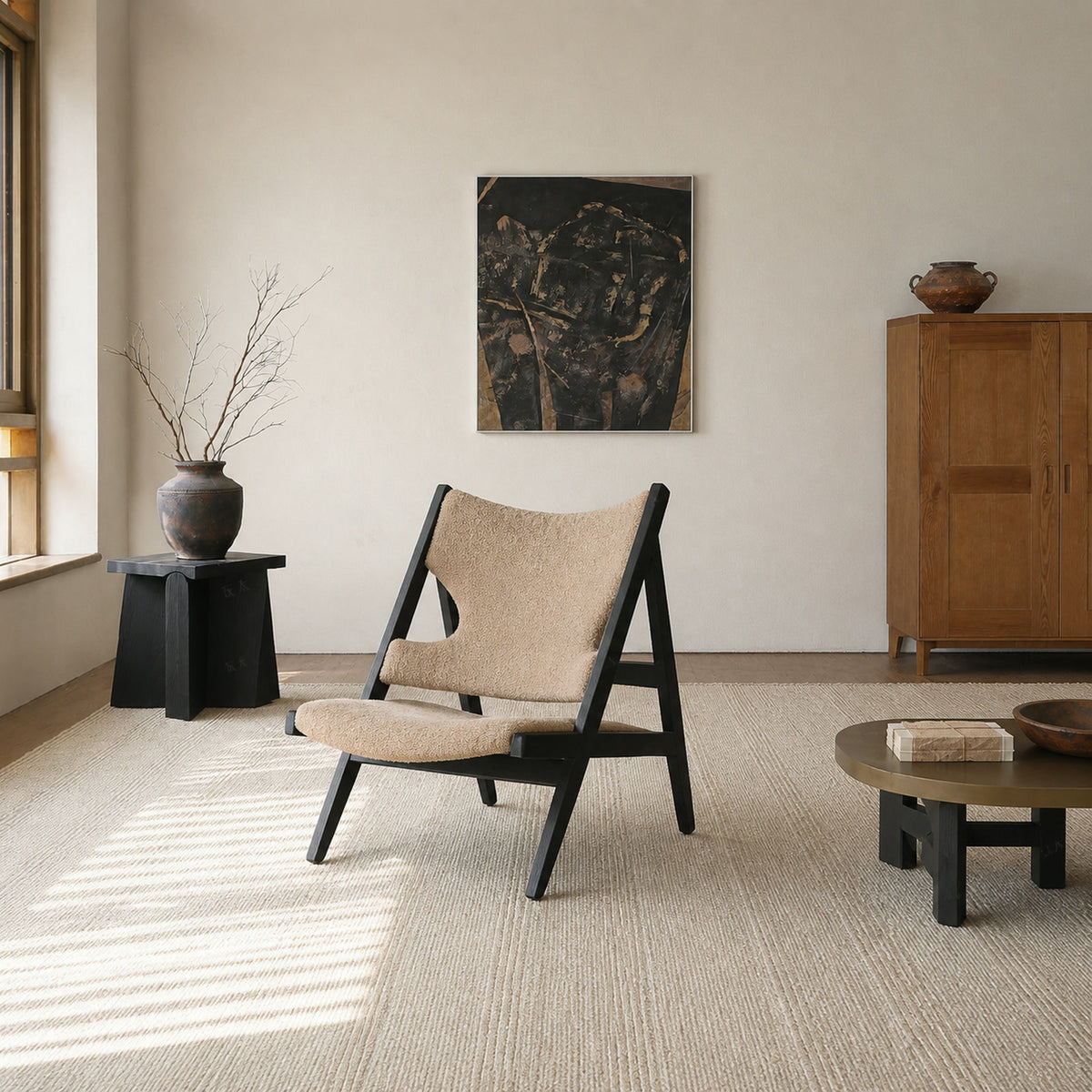 A771 Armchair in a finished interior.
