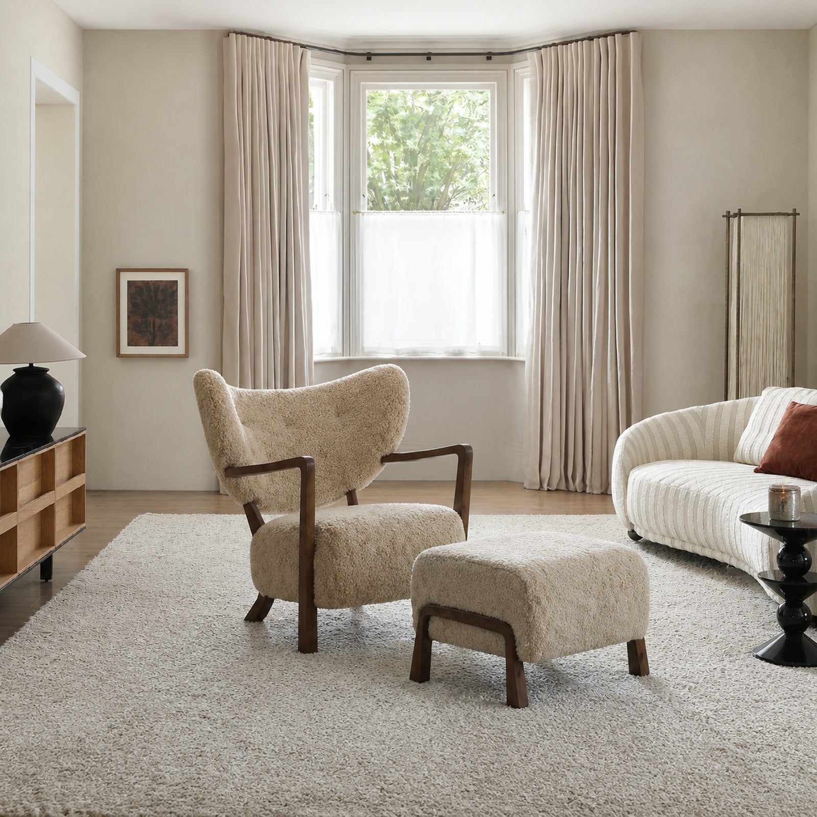 A772 Armchair in a finished interior.