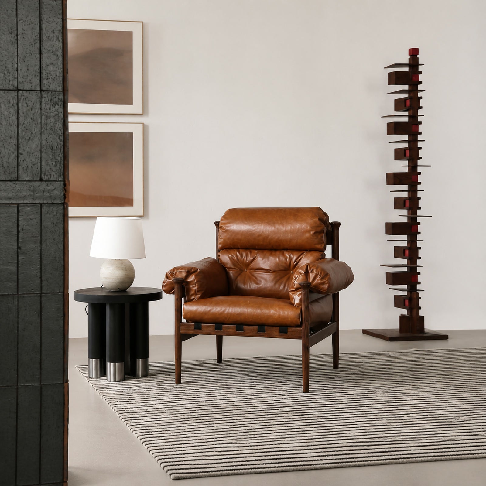 A780 Armchair in a finished interior.