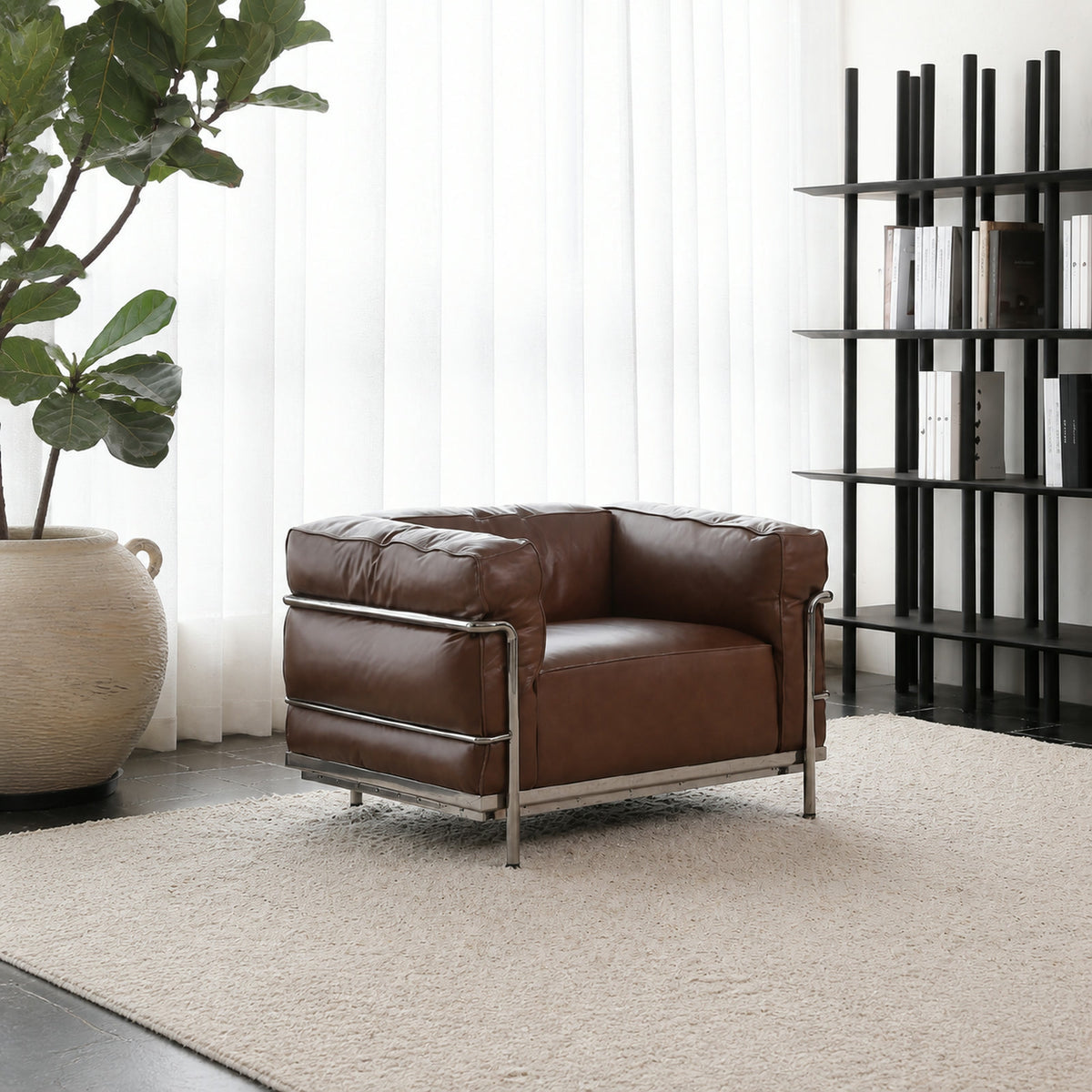 S551 Armchair in a finished interior.