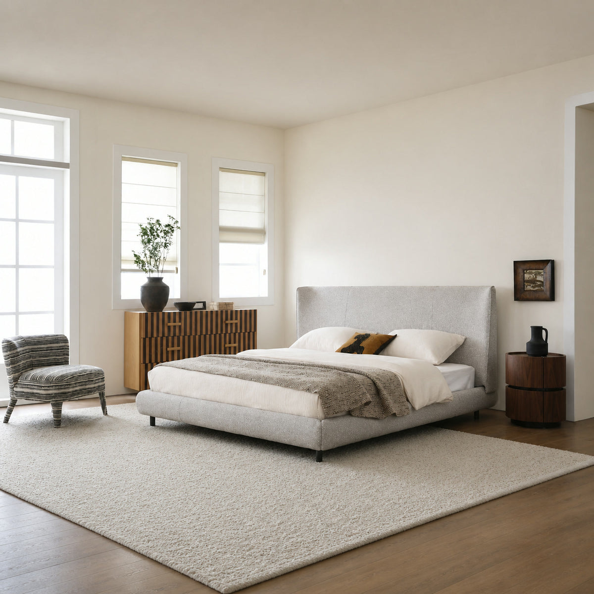 B576 Bed in a finished interior.
