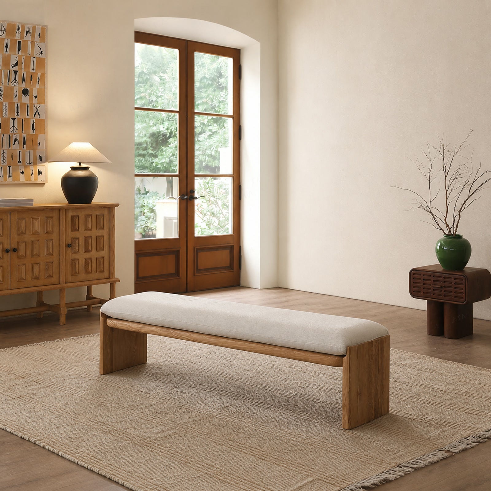 LS716 Bench in a finished interior.