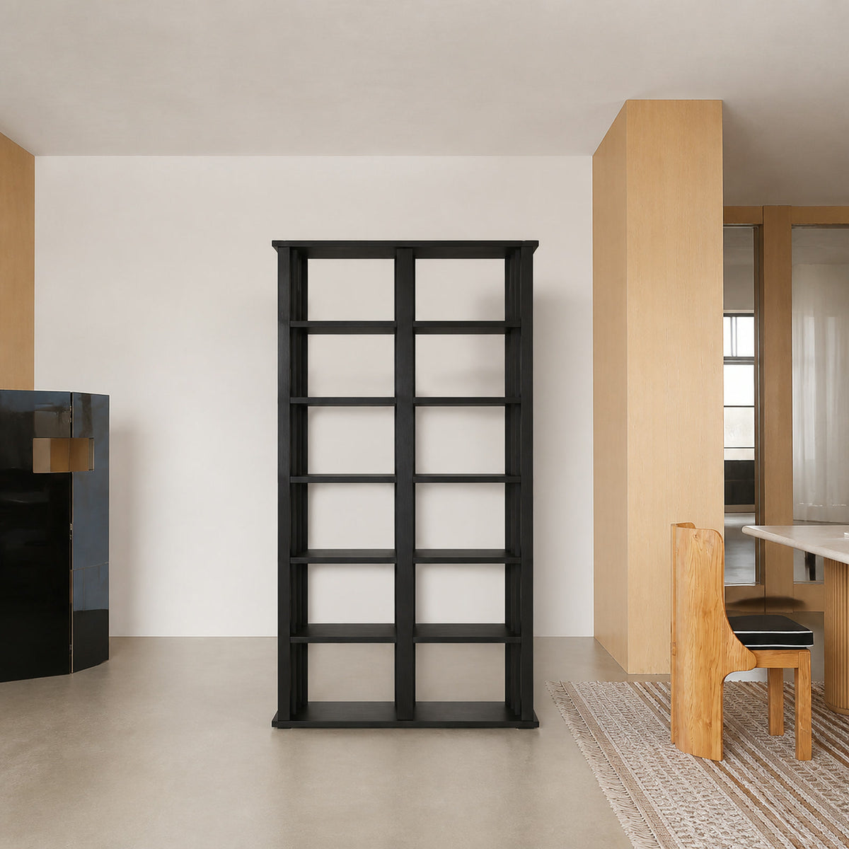 BS706 Bookcase in a finished interior.