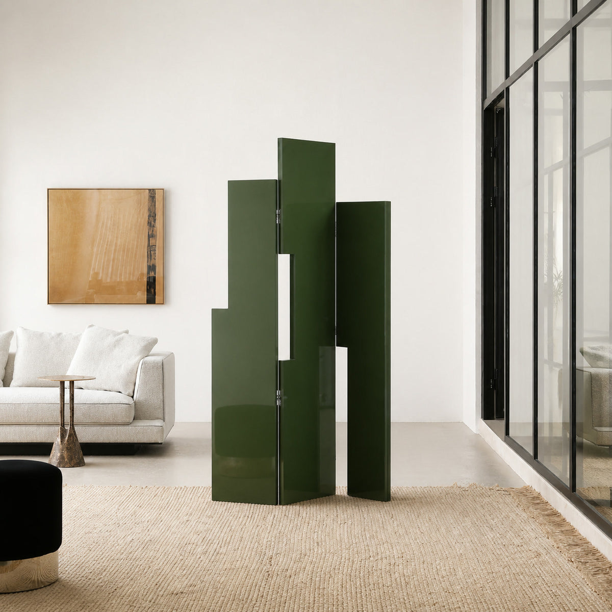 E706 Bookcase in a finished interior.