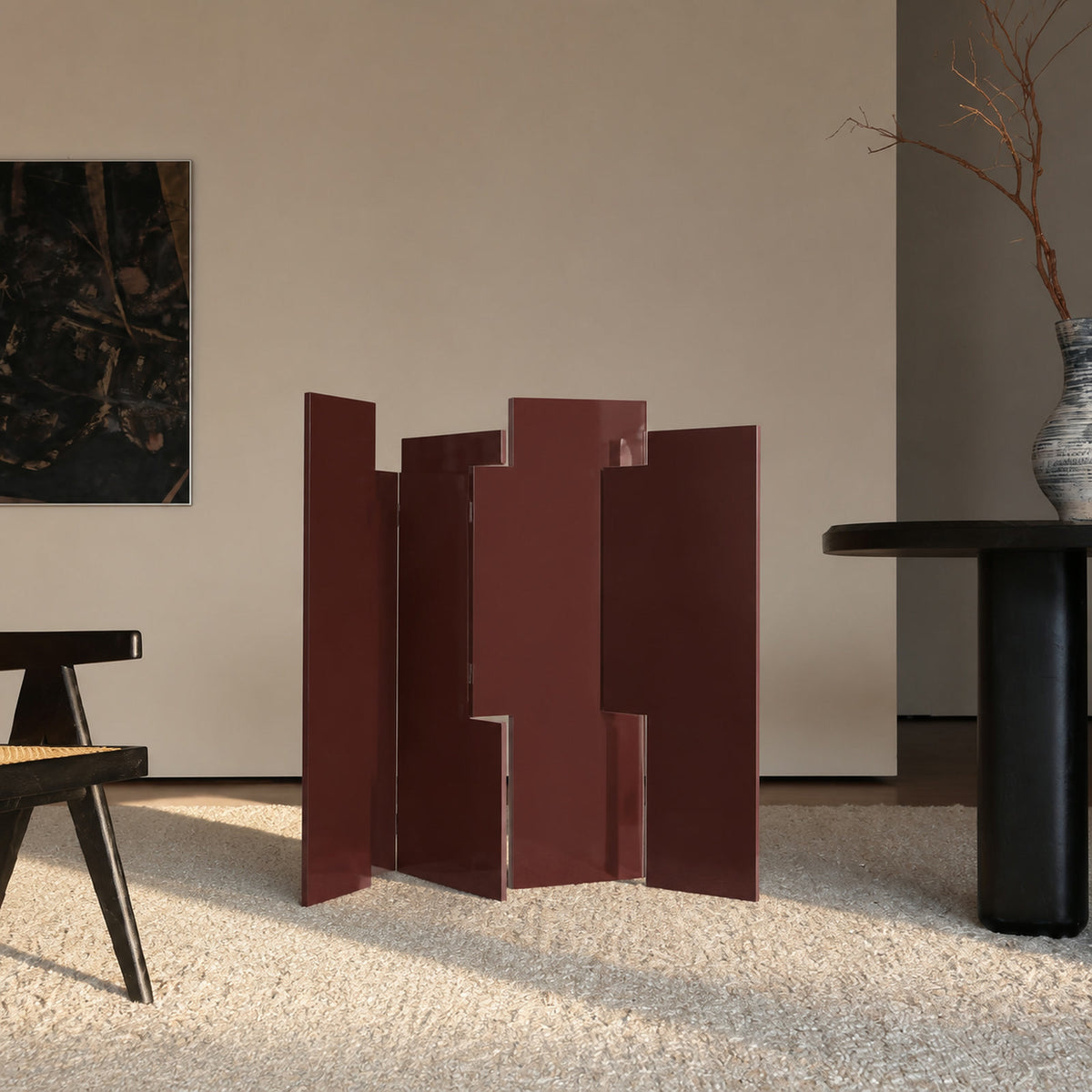 E707 Bookcase in a finished interior.