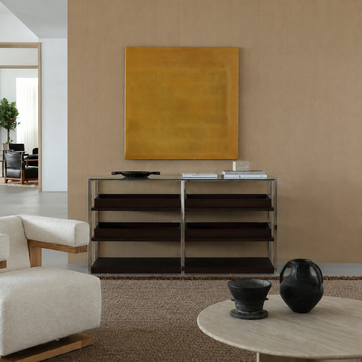 LD705-A Cabinet in a finished interior.