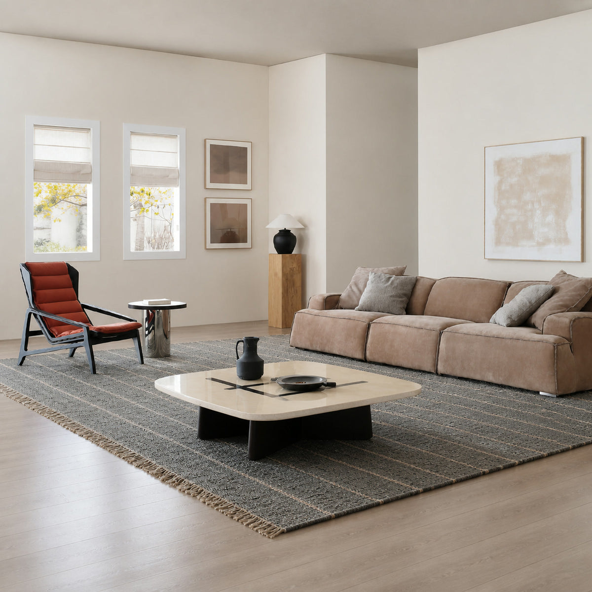 LA336-B Coffee Table in a finished interior.