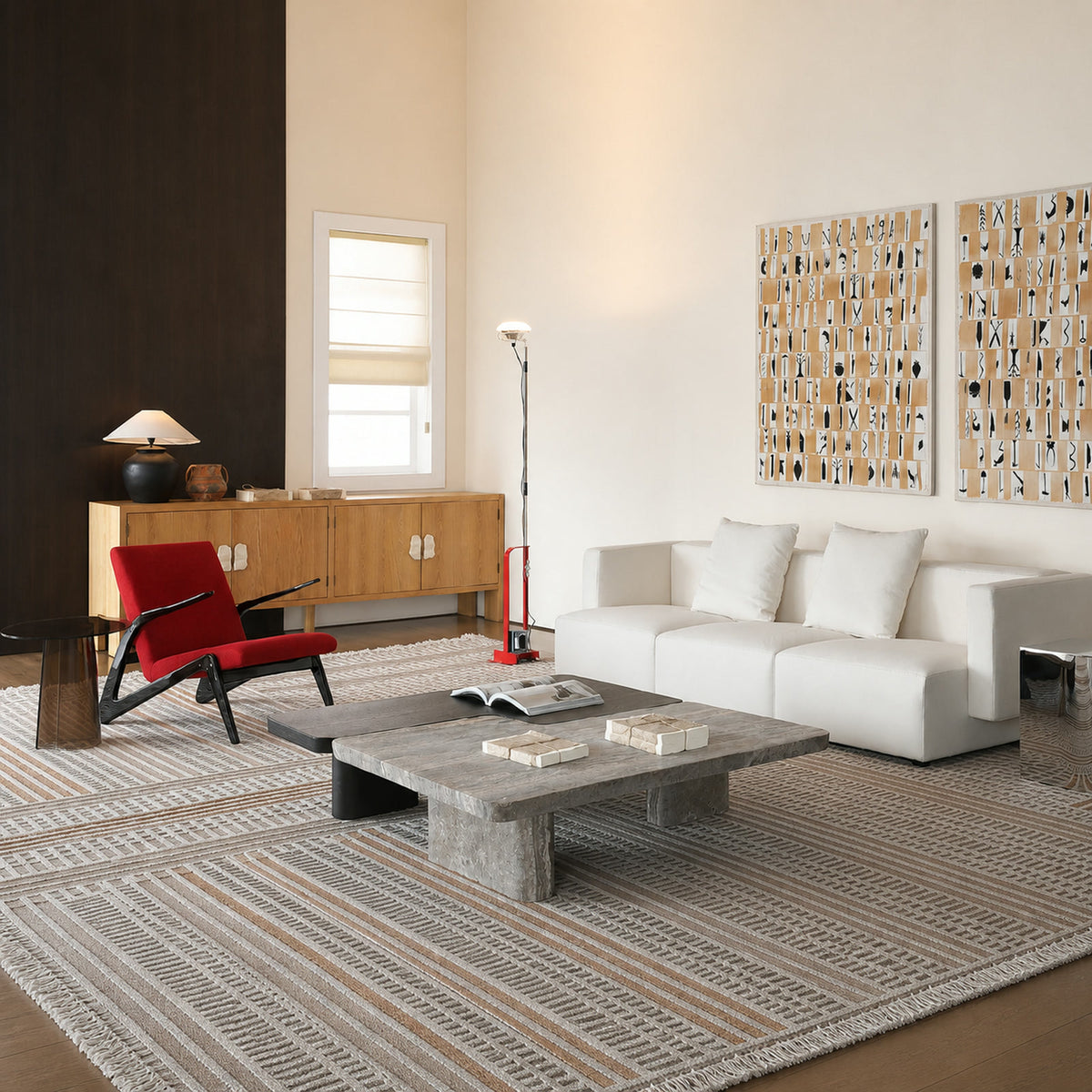 LA556 Coffee Table in a finished interior.