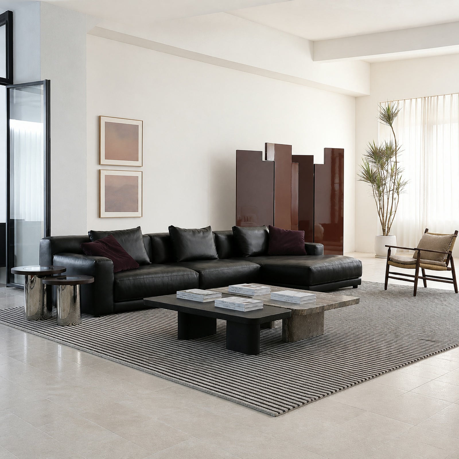 LA566-A Coffee Table in a finished interior.