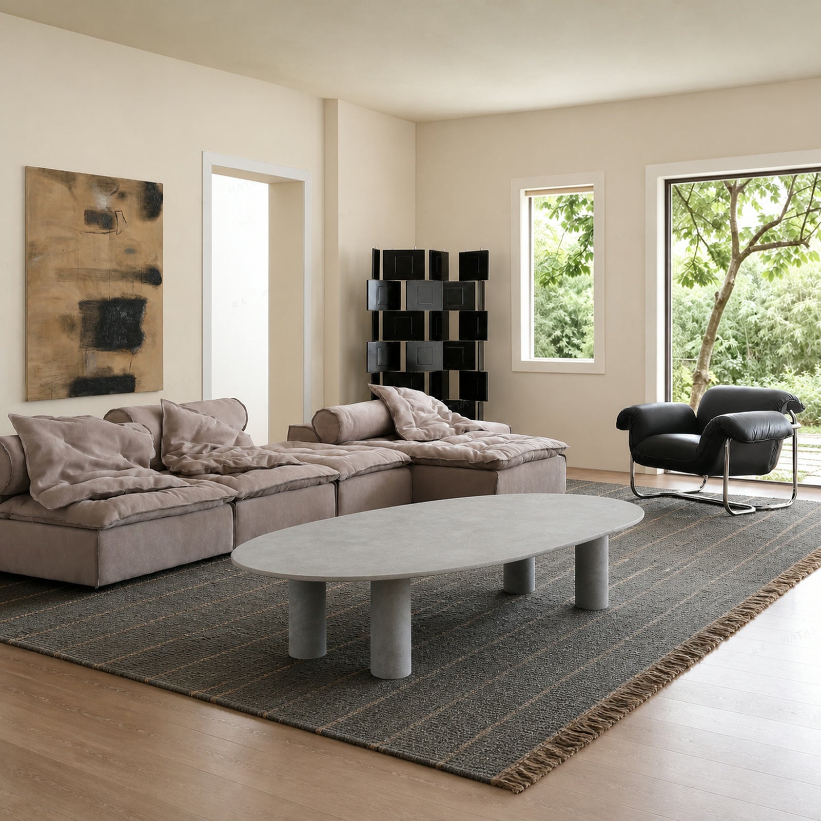 LA575 Coffee Table in a finished interior.