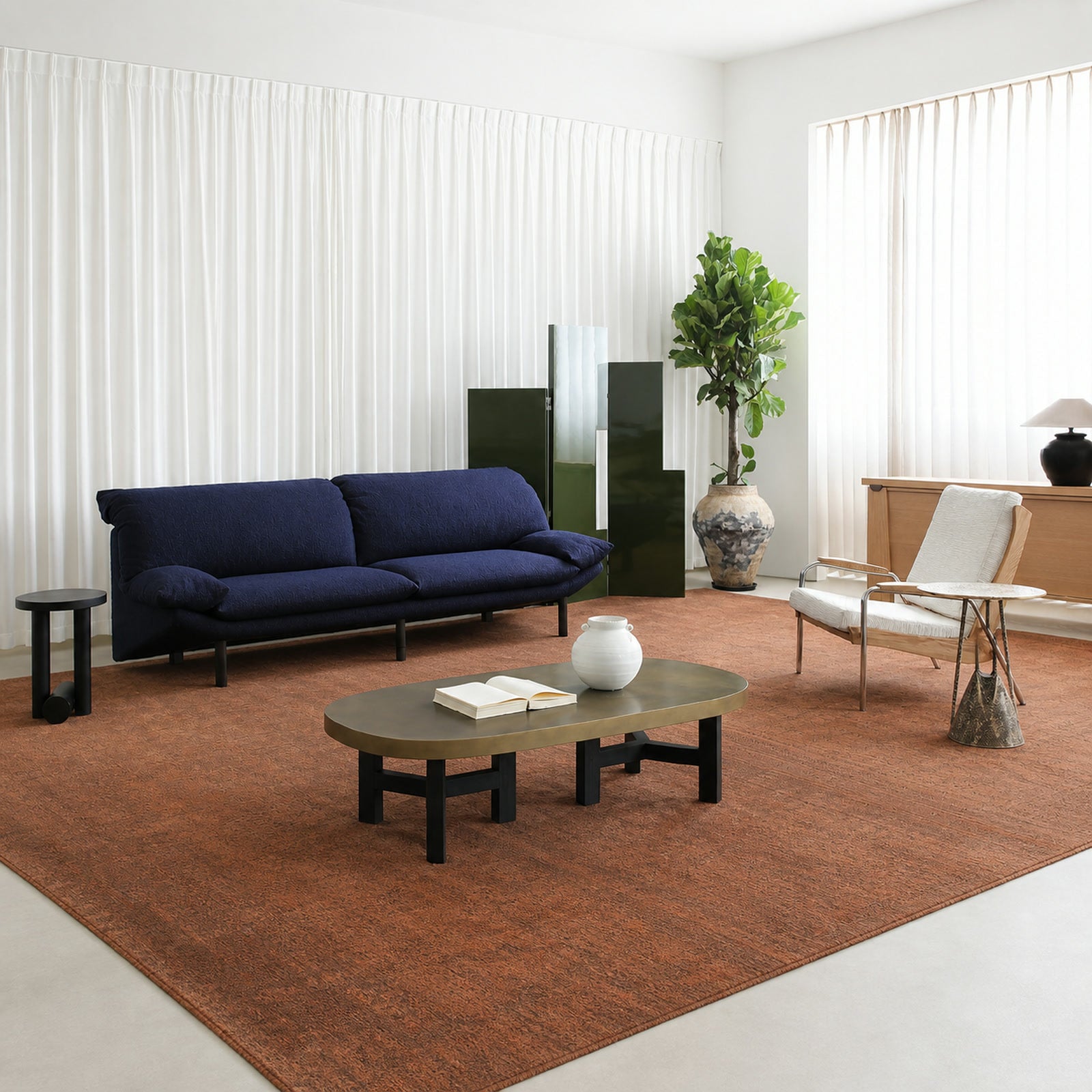 LA714 Coffee Table in a finished interior.