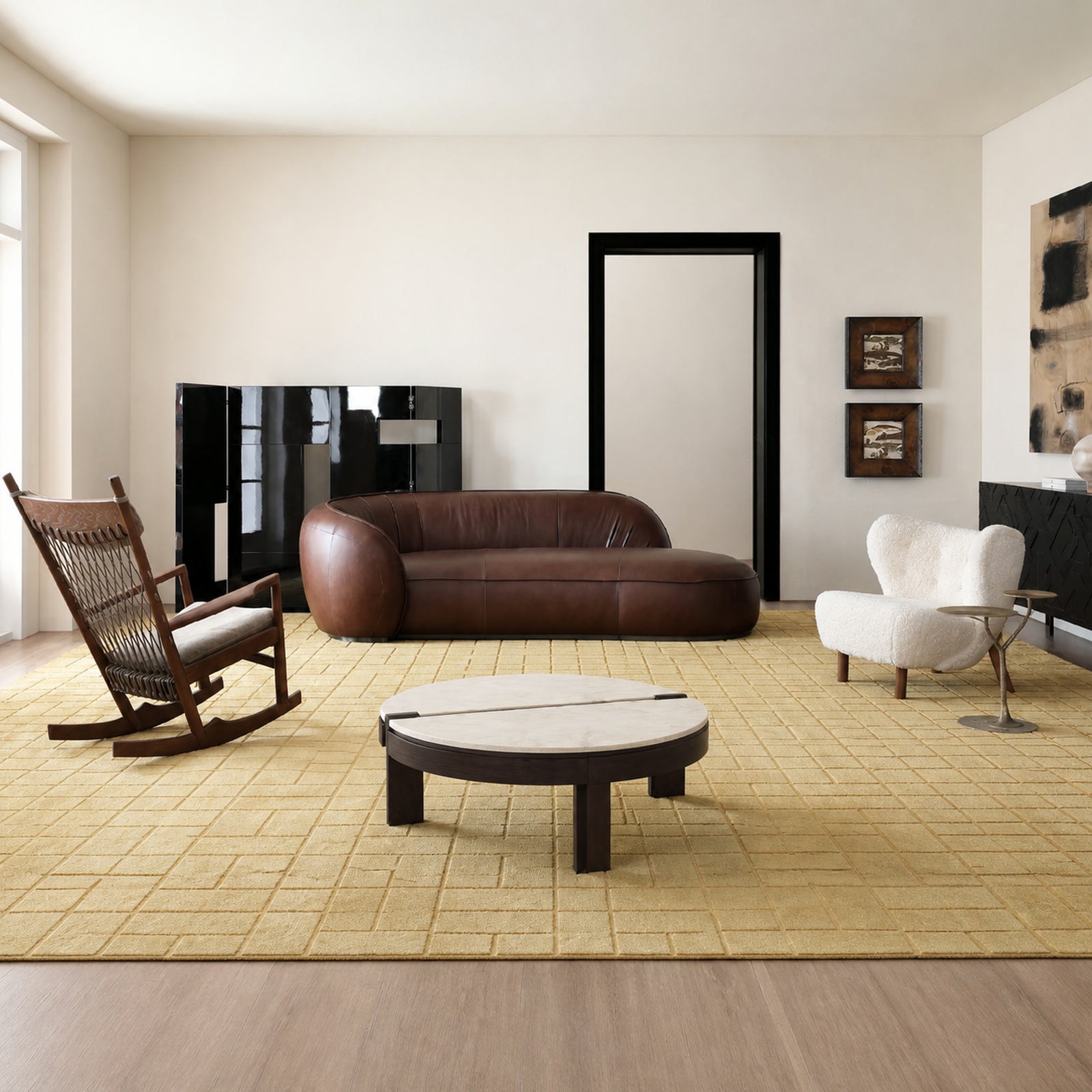 LBLA01 Coffee Table in a finished interior.