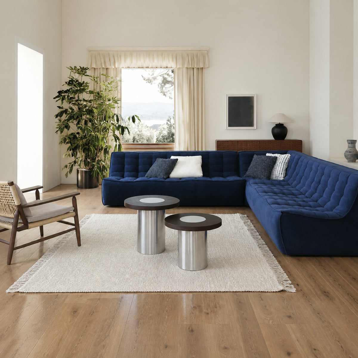 LC709 Coffee Table in a finished interior.