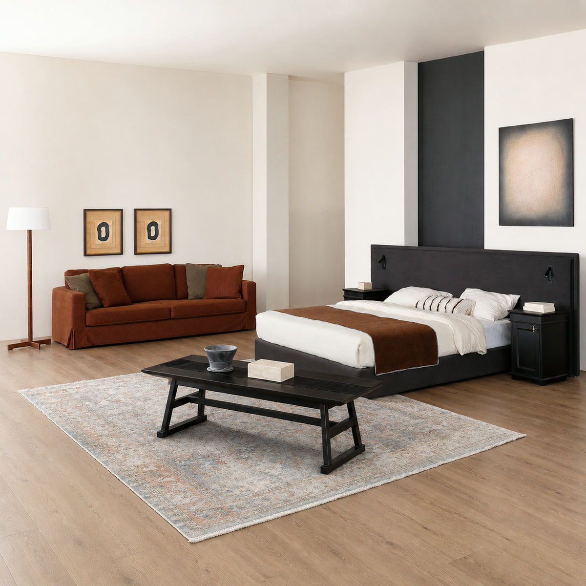 LC752 Coffee Table in a finished interior.