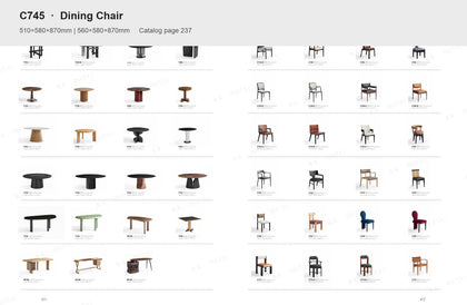 C745 C745 Dining Chair — view 03
