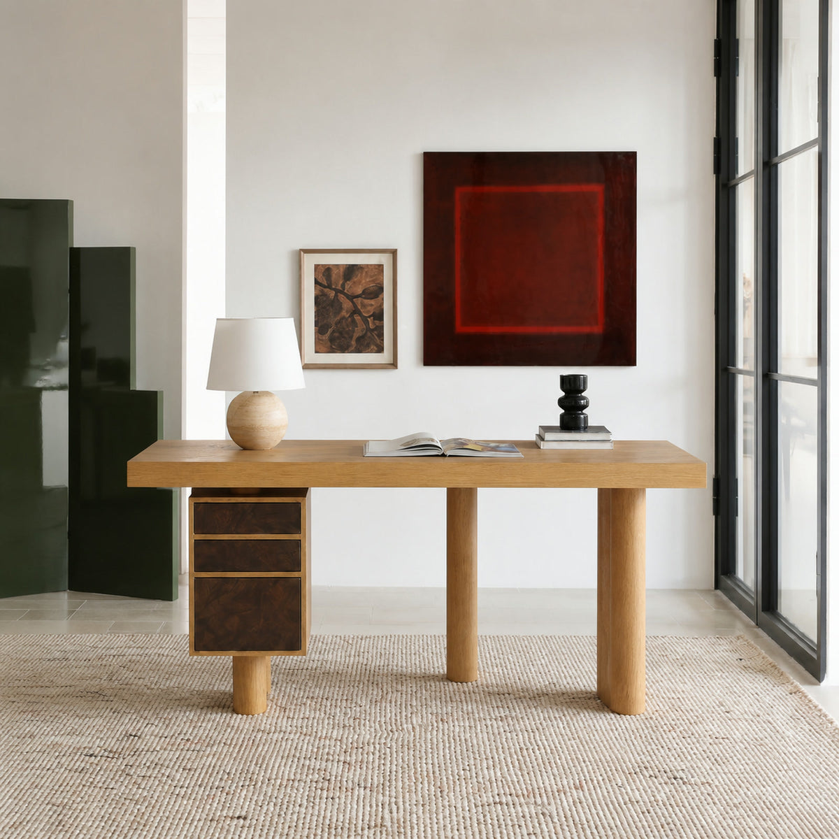 BT706 Desk in a finished interior.