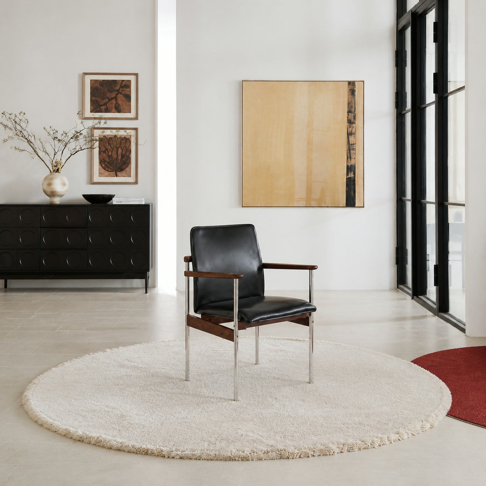 C611 Dining Table in a finished interior.