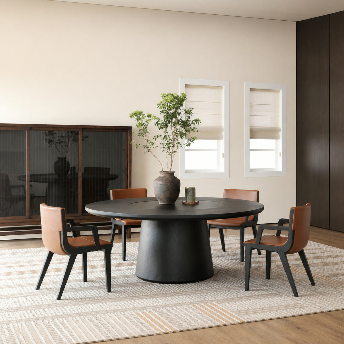 C753 Dining Table in a finished interior.