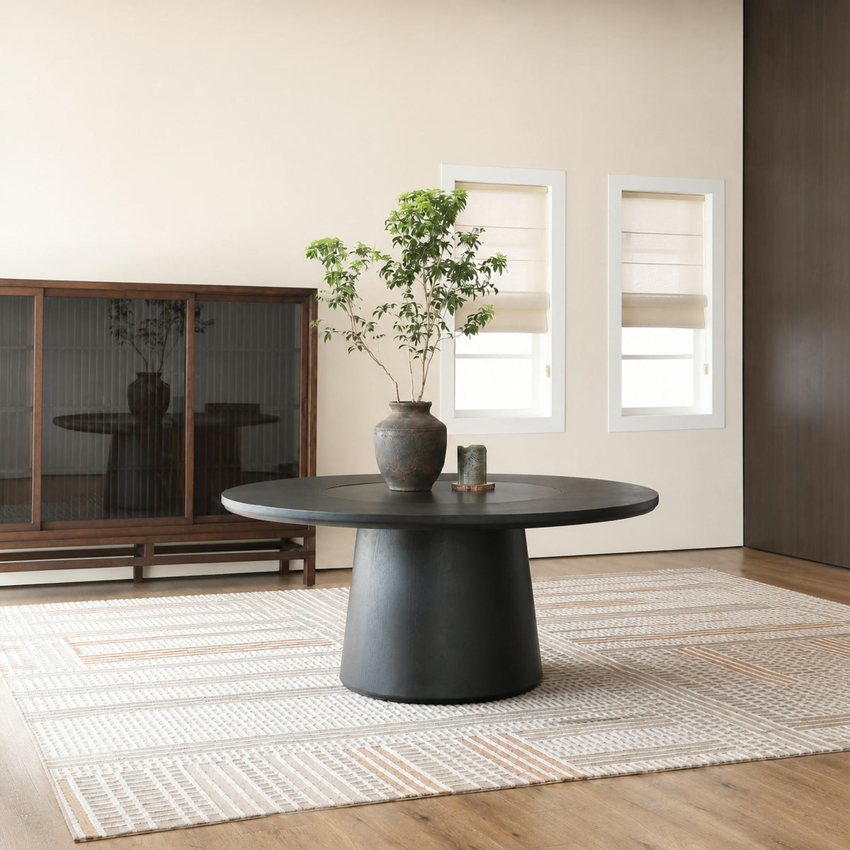 T725 Dining Table in a finished interior.
