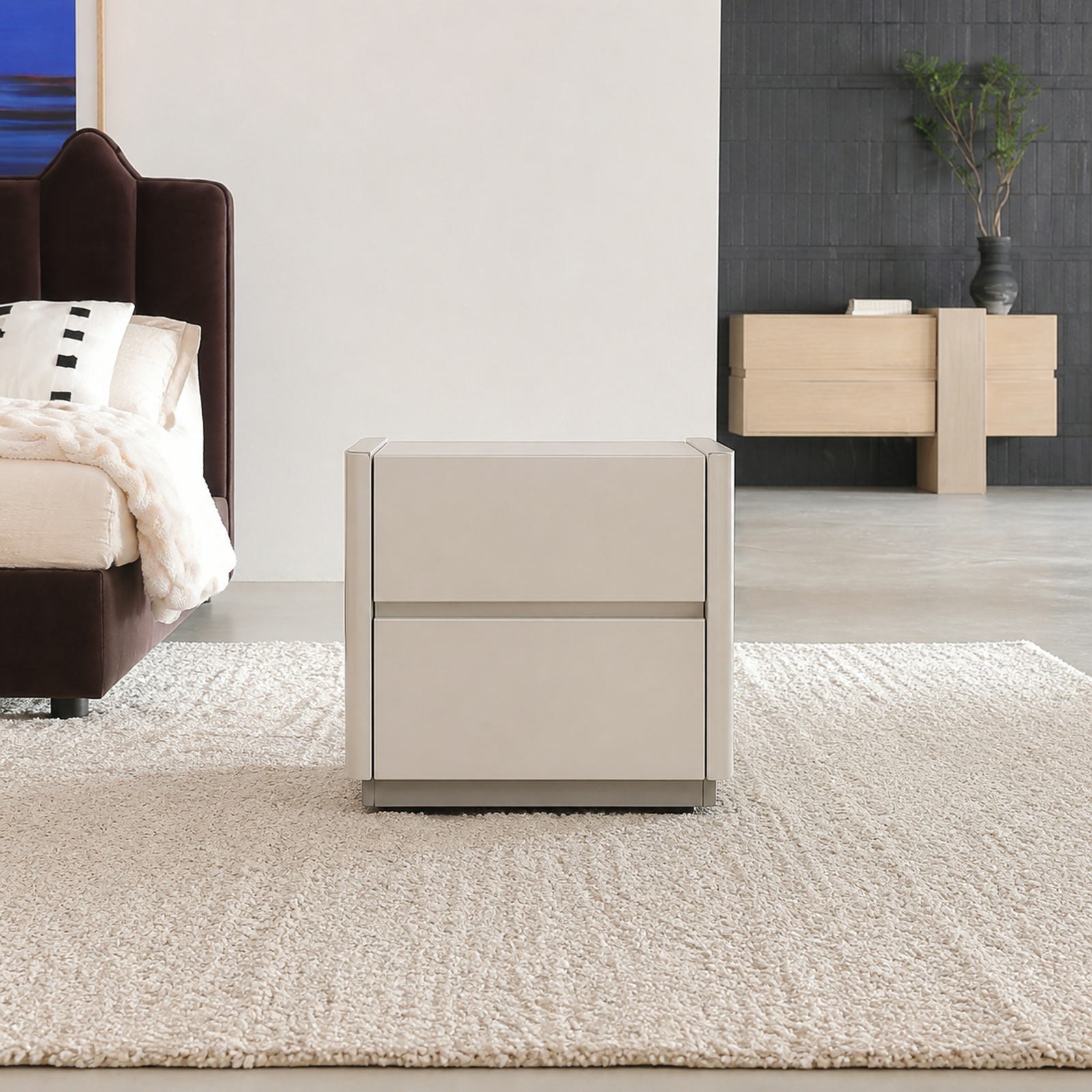 N328 Nightstand in a finished interior.