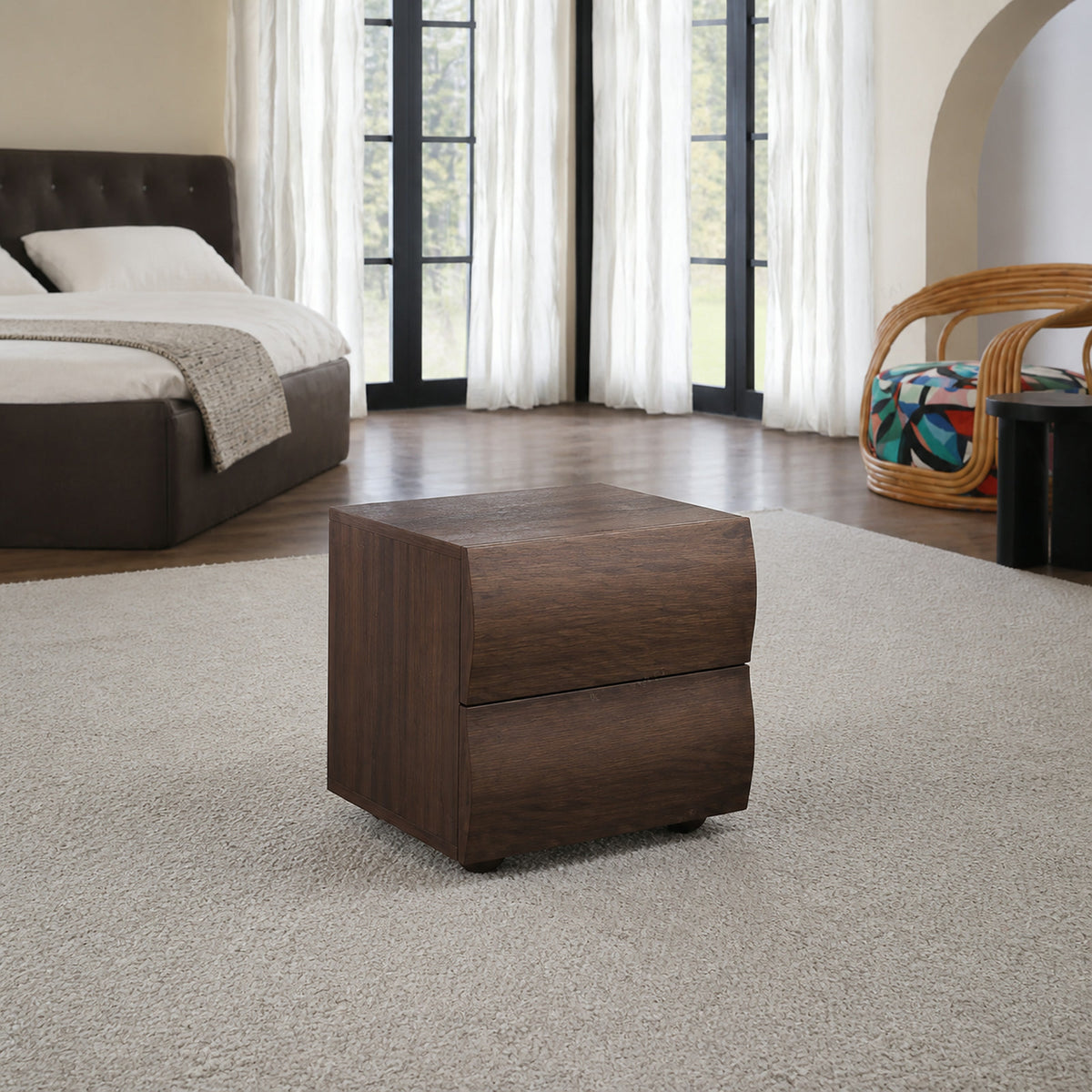 N713 Nightstand in a finished interior.