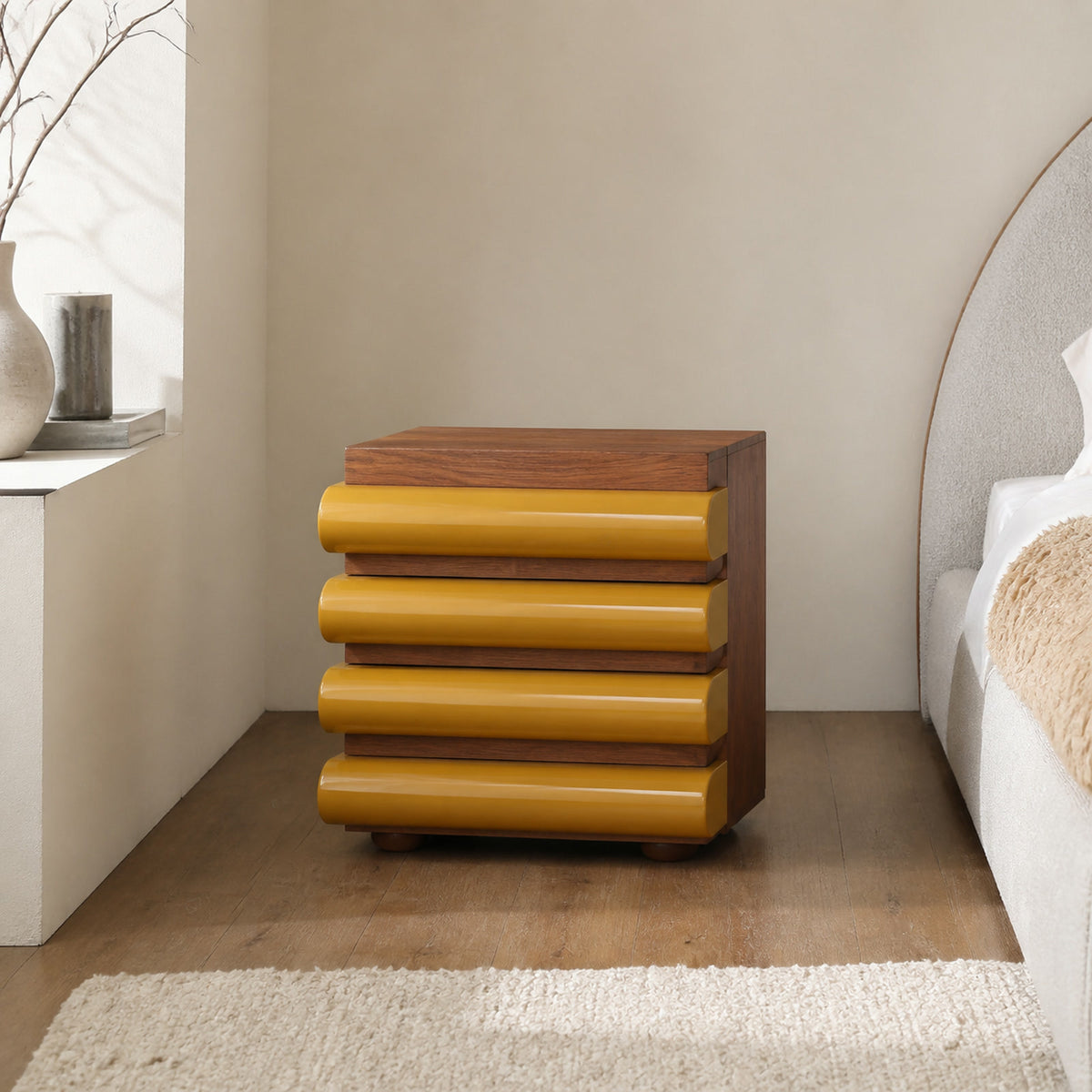 N721 Nightstand in a finished interior.