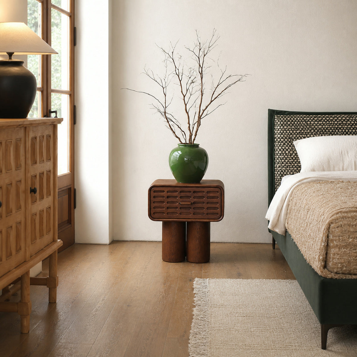 N725 Nightstand in a finished interior.