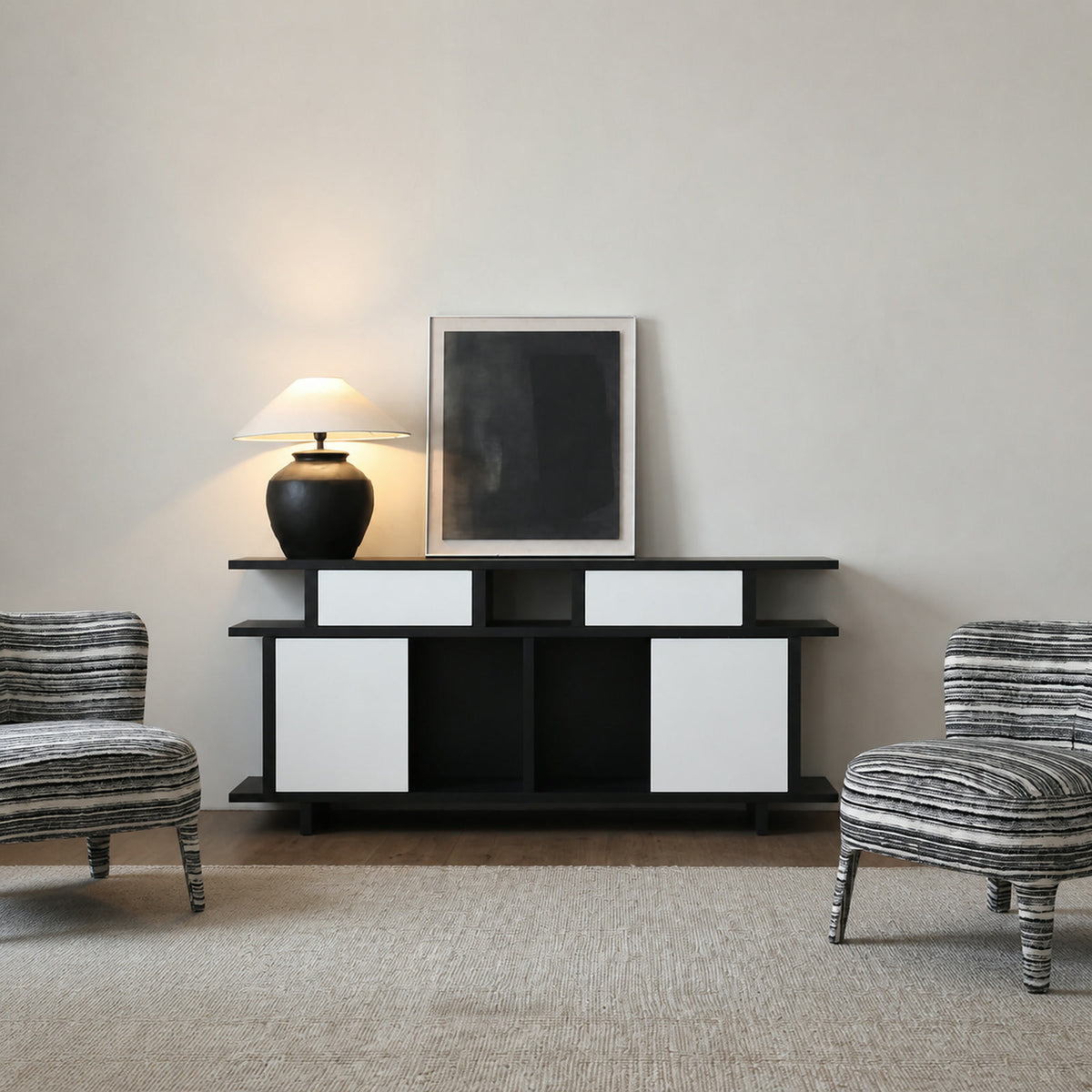 DC711 Sideboard in a finished interior.