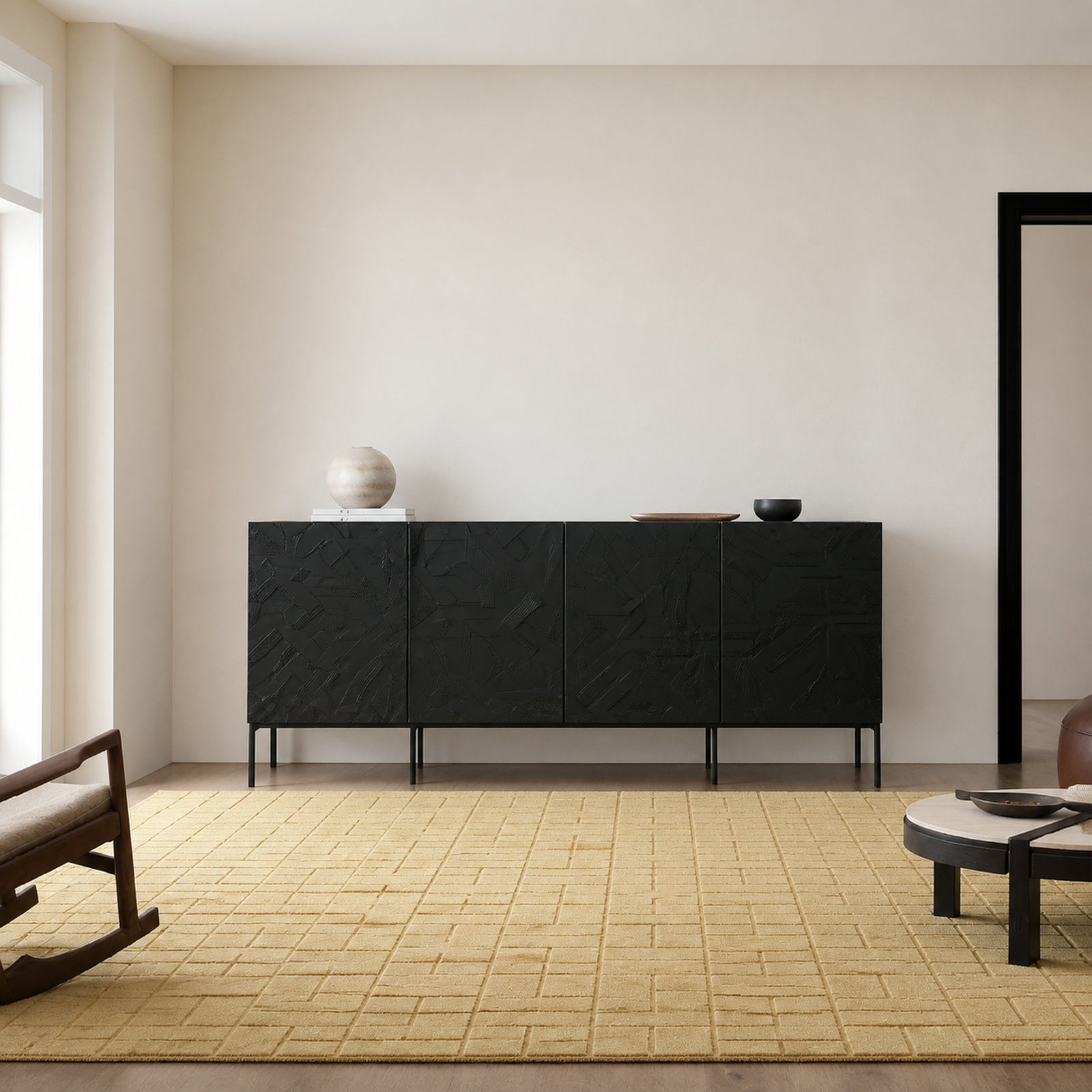 DC735 Sideboard in a finished interior.