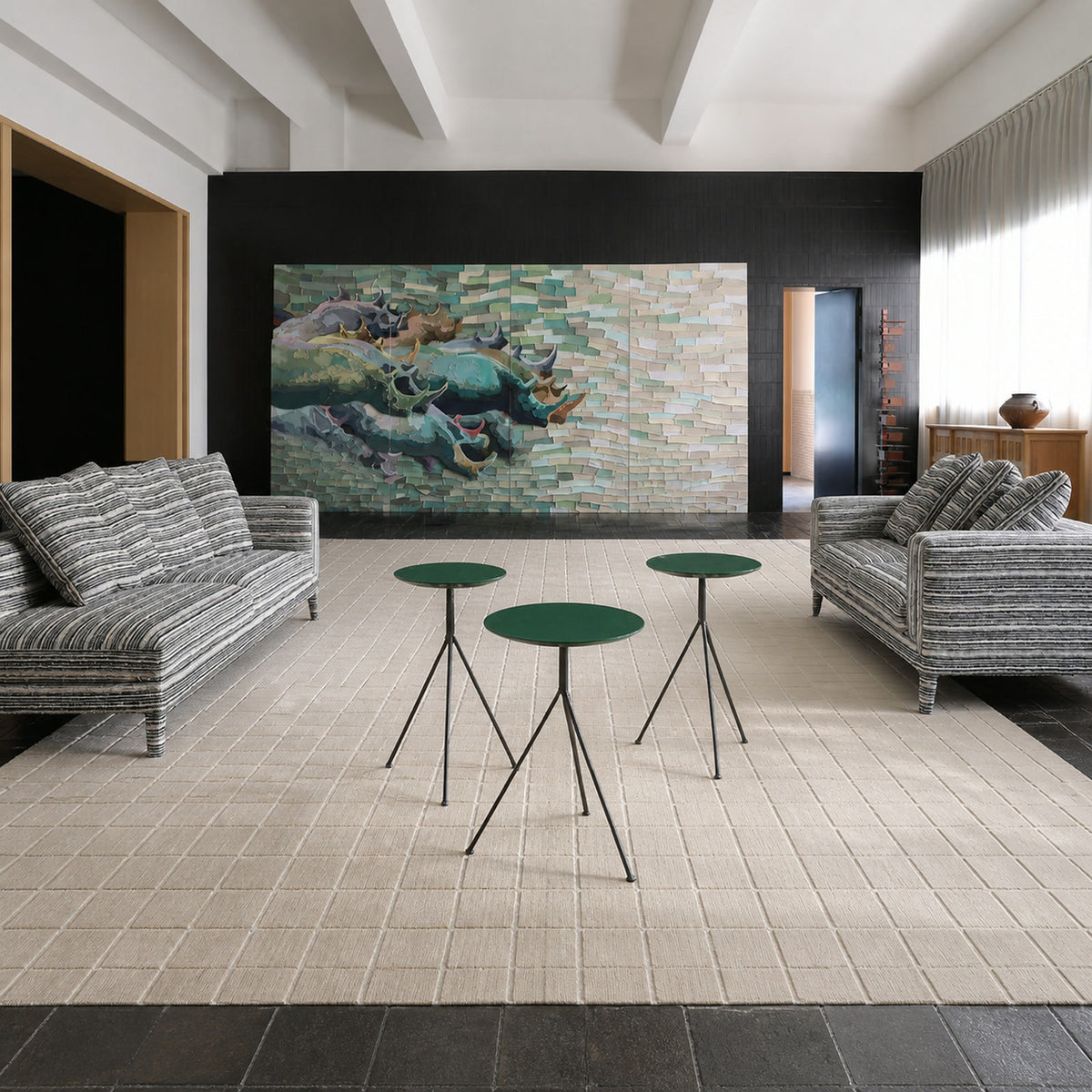LC360 Side Table in a finished interior.