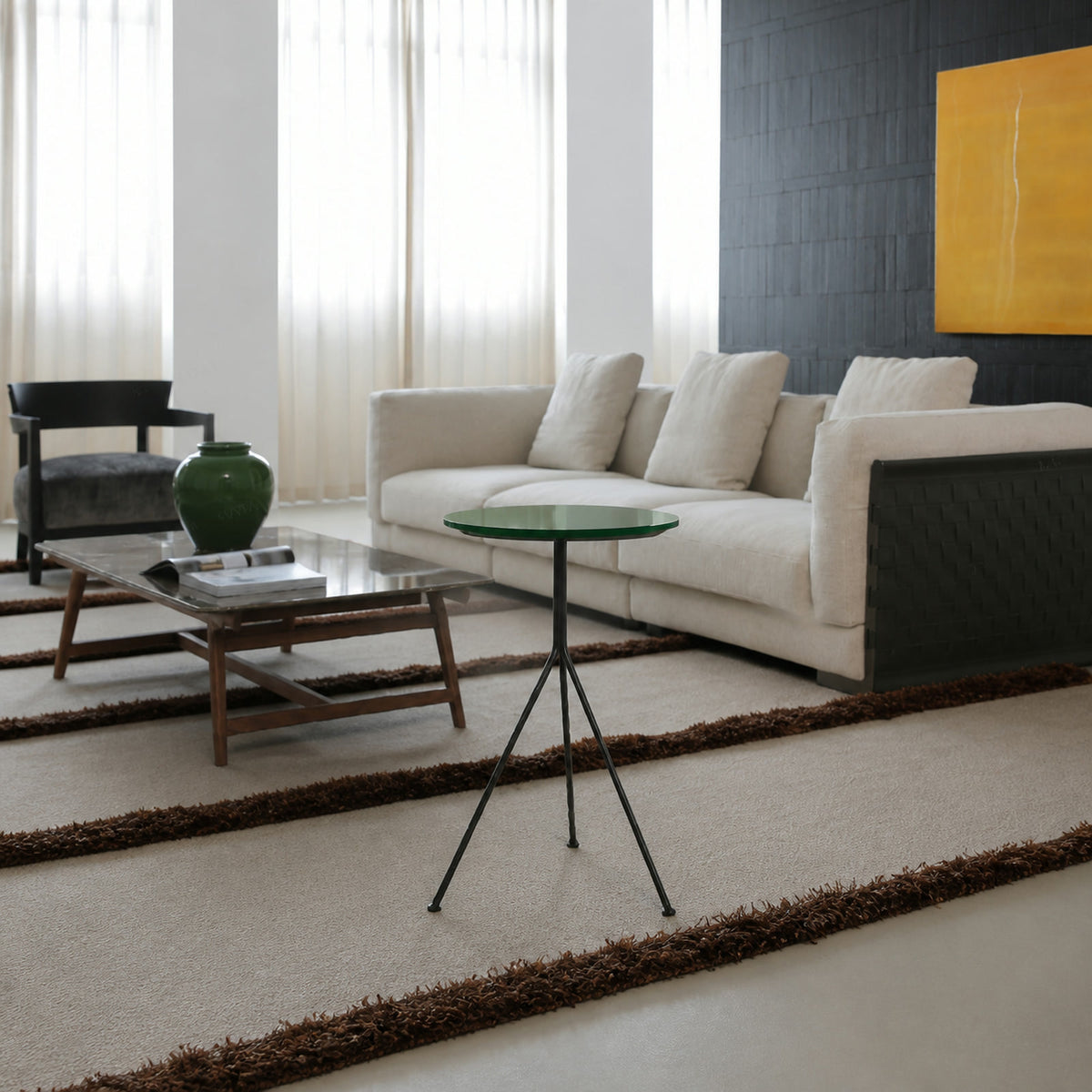 LC360-A Side Table in a finished interior.