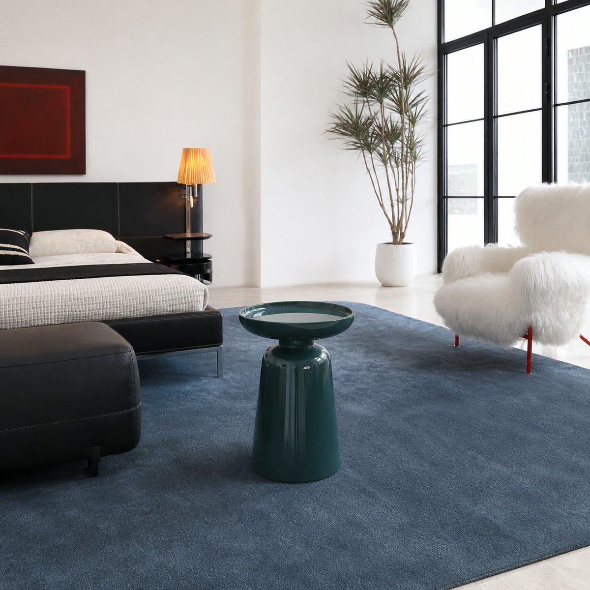 LC362-B Side Table in a finished interior.