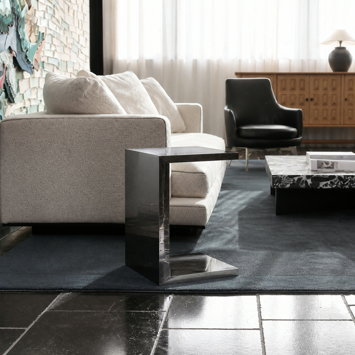 LC526-B Side Table in a finished interior.