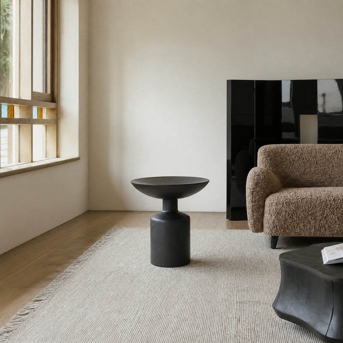 LC705 Side Table in a finished interior.