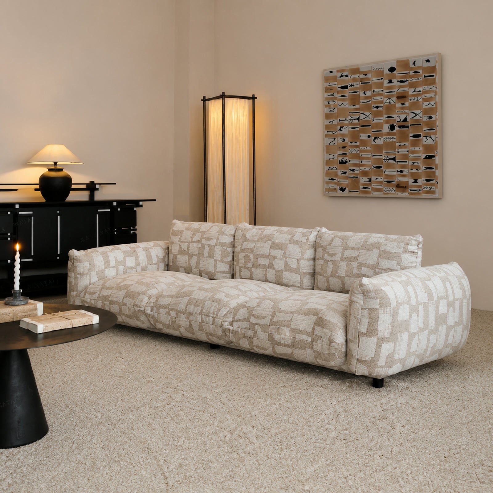 S342 Sofa in a finished interior.