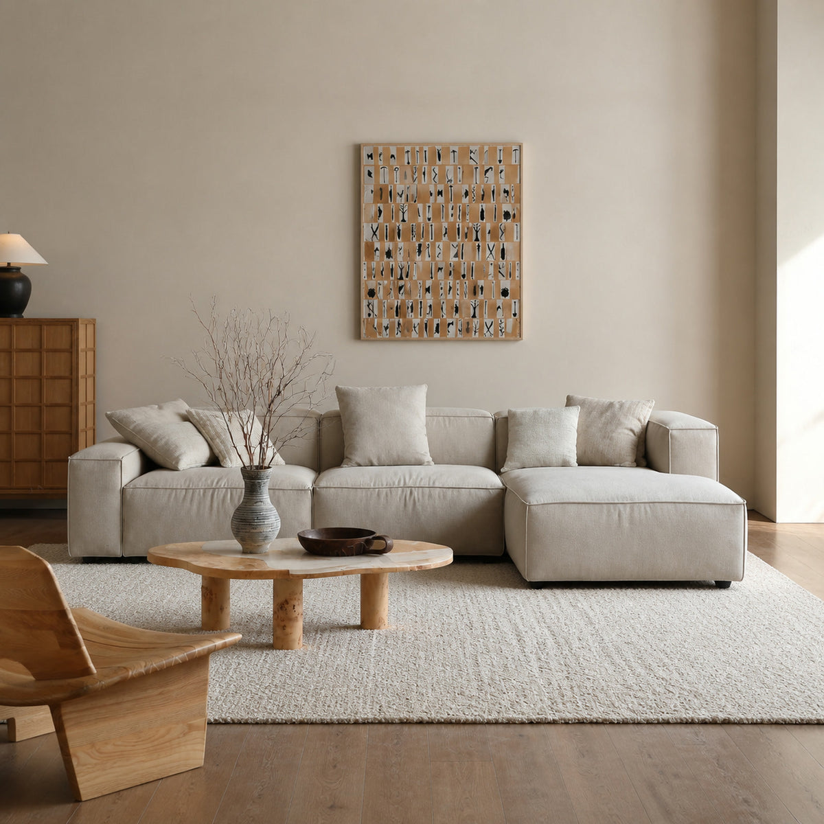 S398-C Sofa in a finished interior.