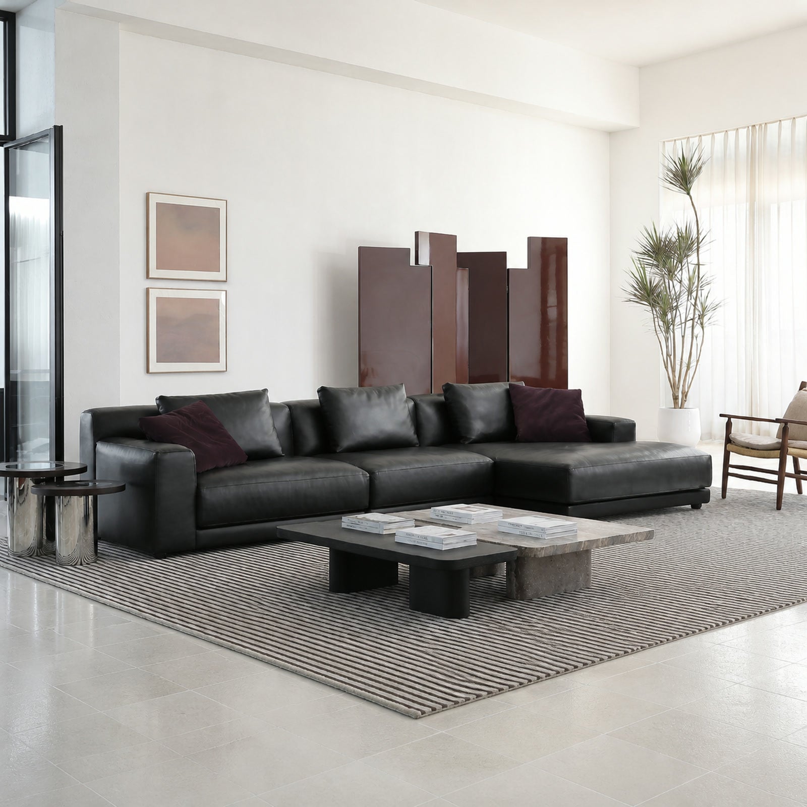 S559 Sofa in a finished interior.
