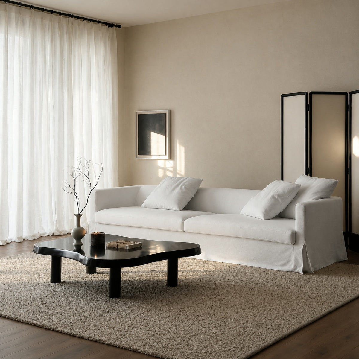 S563 Sofa in a finished interior.