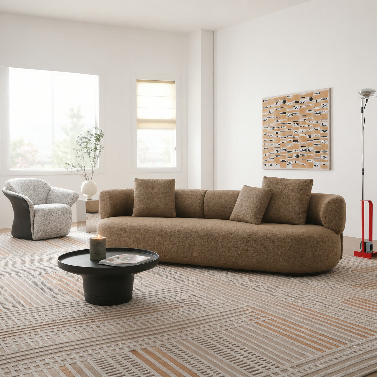 S593 Sofa in a finished interior.