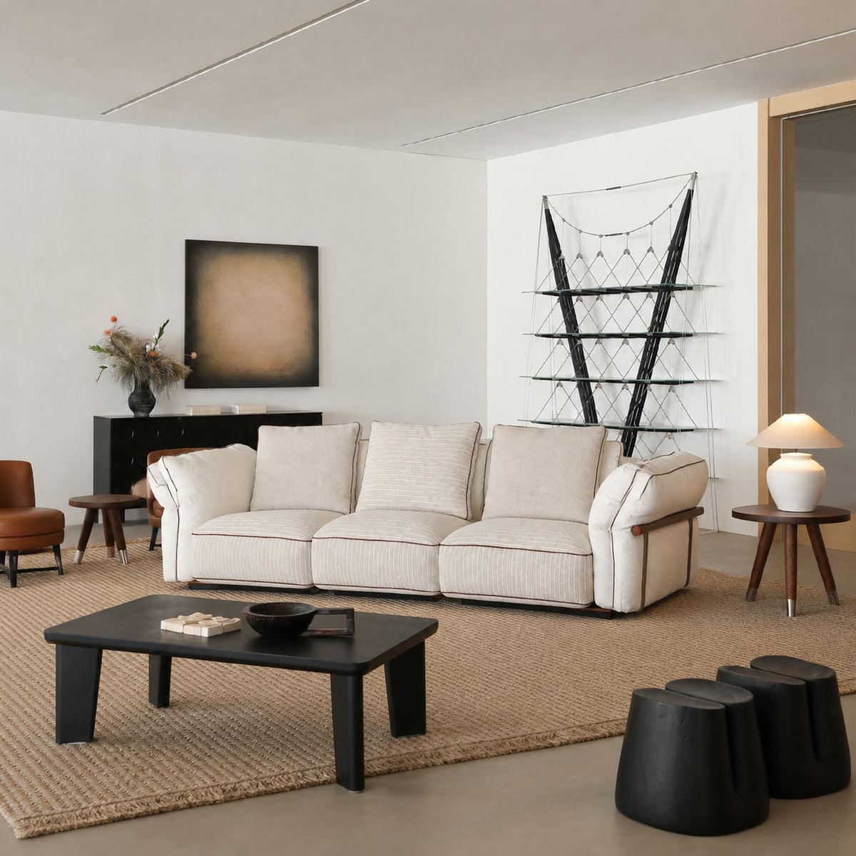 S649 Sofa in a finished interior.