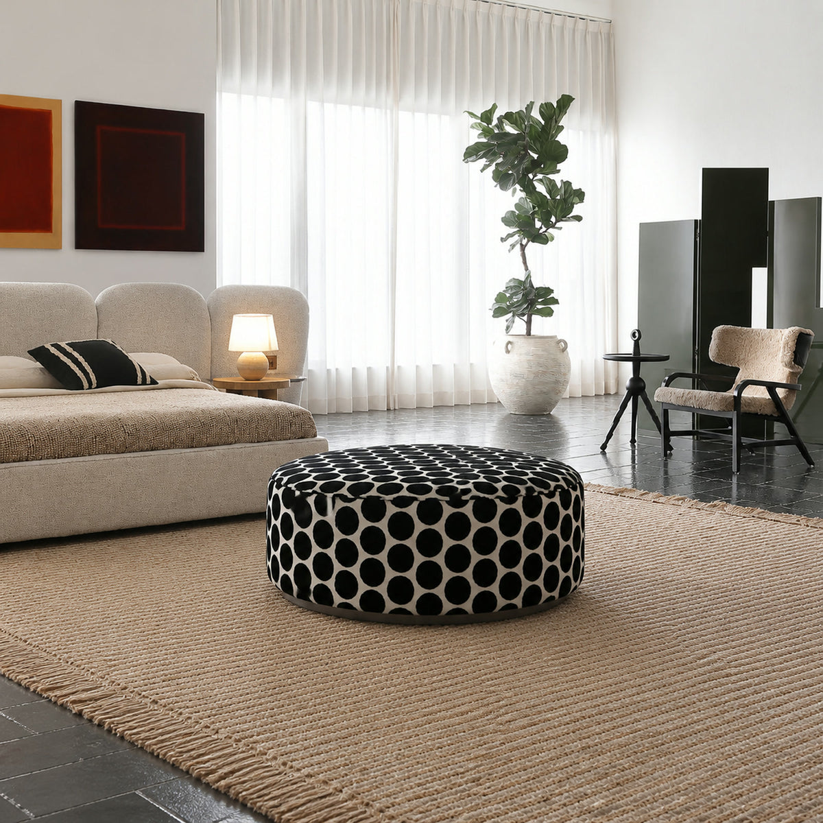 LS349 Stool in a finished interior.